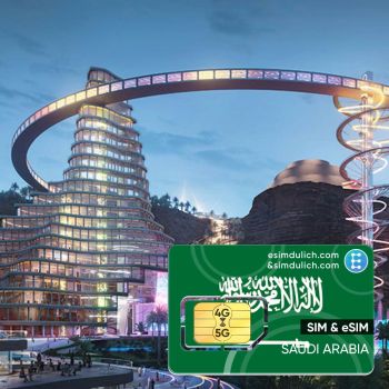 Sim Du Lịch Ả Rập Xê Út 15 Ngày Tốc Độ Cao